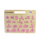 Assyrian Language Puzzle Board Doll Pink